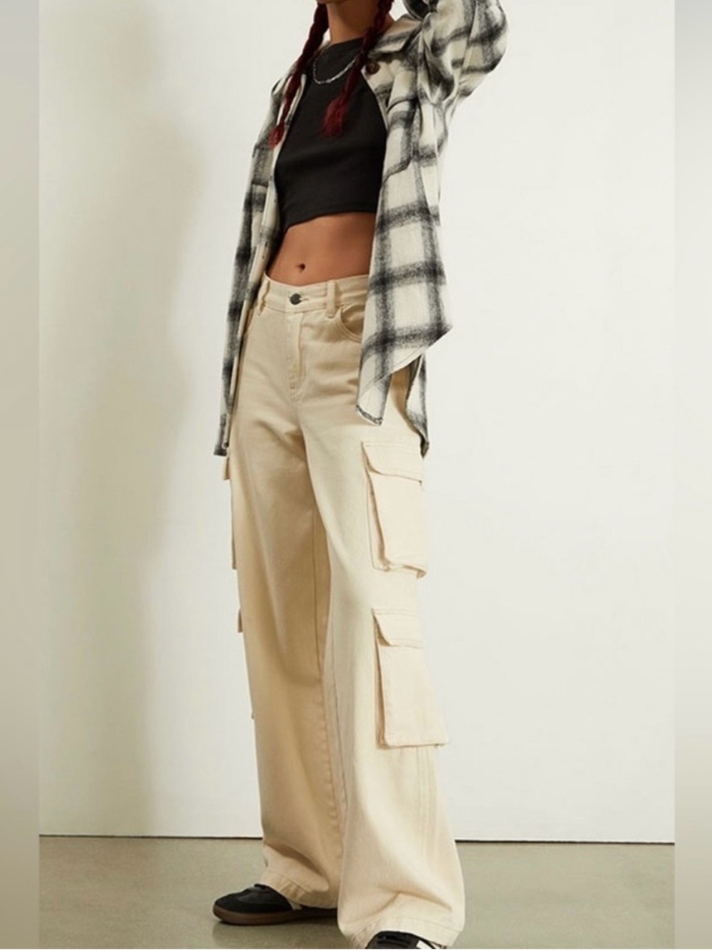 PacSun Vanilla 90's Baggy Cargo Pants Sz 26